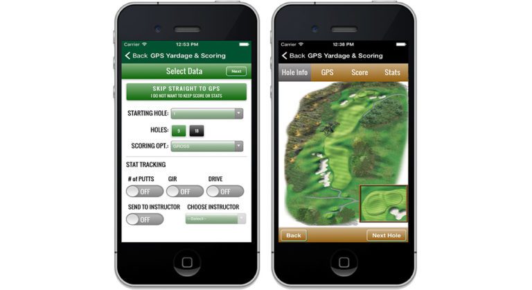 3D Hole Graphic Golf App