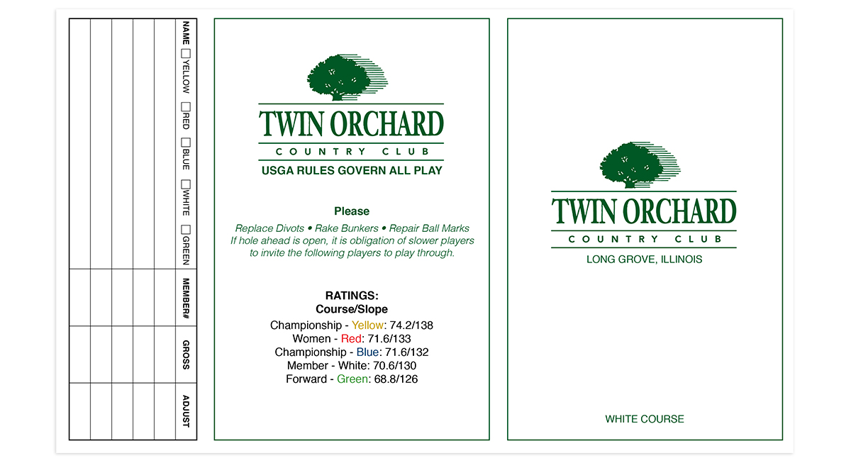 Twin Orchards CC – White Course