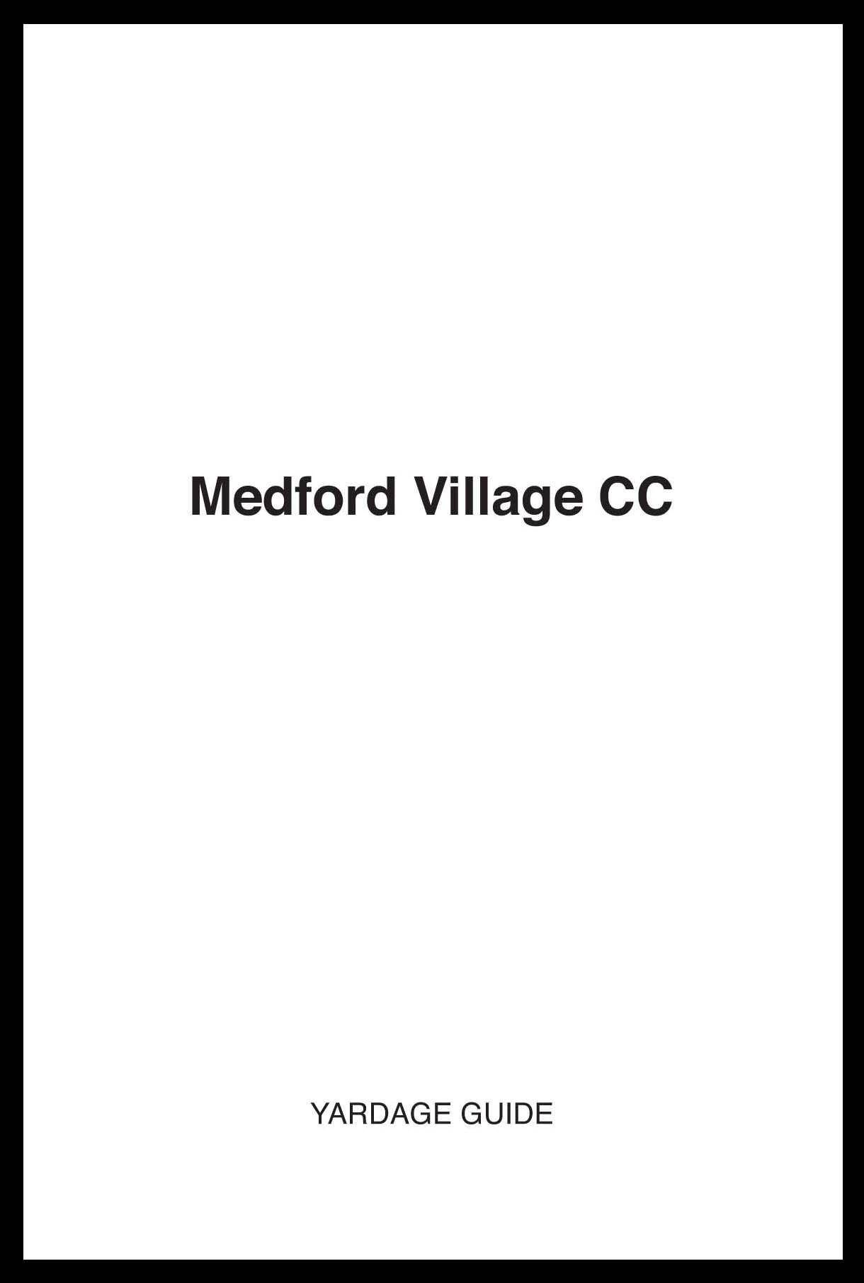 Medford Village CC