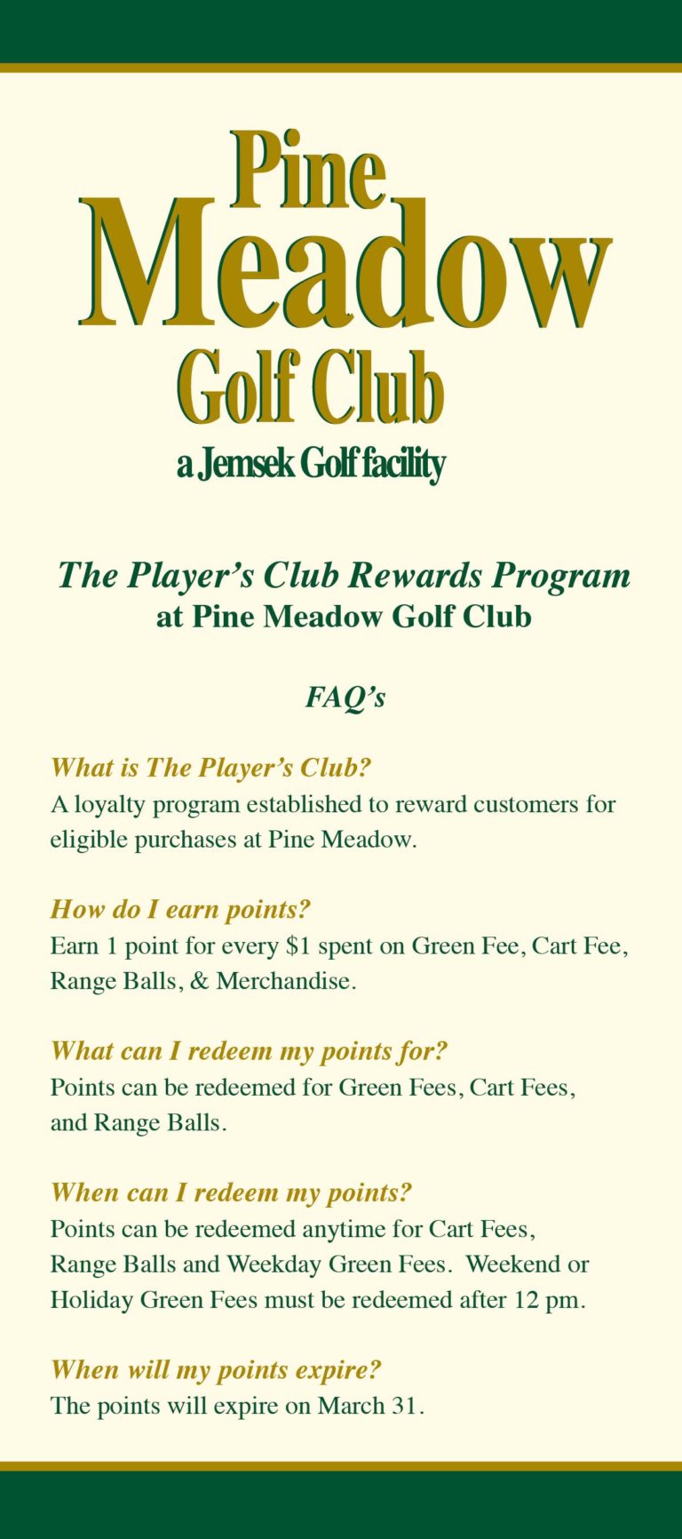 Pine Meadow GC Rack Card #3